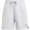 adidas 3-Streifen Studio Fleece Loose Sweatshorts Damen KT3267 - light grey heather S