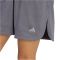 adidas 3-Streifen Studio Fleece Loose Sweatshorts Damen KT0885 - aurora onix M