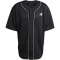 adidas Stadium Mesh Baseballshirt Herren JZ6923 - black/crystal linen/off white M