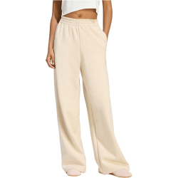 adidas Soft Lux Straight Leg Jogginghose Damen KE6829 - crystal linen M