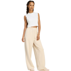 adidas Soft Lux Straight Leg Jogginghose Damen KE6829 - crystal linen M