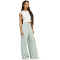adidas Soft Lux Straight Leg Jogginghose Damen KE6828 - wonder sage M