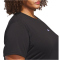 adidas Essentials Small Logo T-Shirt Damen JW8383 - black/white 1X (46-48)