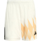 adidas House of Tiro x Common Goal Pique Sweatshorts Herren KA9154 - off white/black/semi ice tangerine M