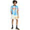adidas House of Tiro x Common Goal Pique Sweatshorts Herren KA9154 - off white/black/semi ice tangerine M