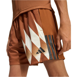 adidas House of Tiro x Common Goal Pique Sweatshorts Herren KA9153 - dusky bronze/off white/aurora coffee XXL