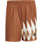 adidas House of Tiro x Common Goal Pique Sweatshorts Herren KA9153 - dusky bronze/off white/aurora coffee XXL