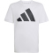 adidas Train Essentials Big Logo Trainingsshirt Kinder KB6806 - white/black 116