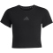 adidas Sport Icons Soft Touch Baby Tee Trainingsshirt Mädchen KB6918 - black/black 140