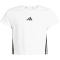 adidas Essentials T-Shirt Mädchen JZ1209 - white/black 164