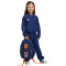 adidas x Disney Mickey Mouse Trainingsjacke Kinder JZ3563 - dark blue/pure orange/off white 140