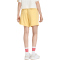adidas House of Tiro x Common Goal Satin Sweatshorts Damen KE6014 - semi ice tangerine/pure ruby/off white S