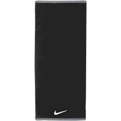 NIKE Fundamental Handtuch 010N black/white L