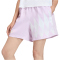 adidas House of Tiro x Common Goal Satin Sweatshorts Damen KE6013 - ice lavender/off white/white XS