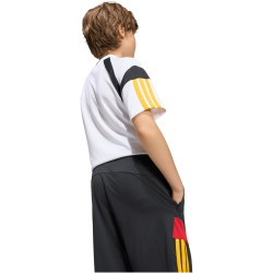 adidas House of Tiro Sweatshorts Kinder KD6023 - black/collegiate gold/power red 140