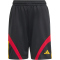 adidas House of Tiro Sweatshorts Kinder KD6023 - black/collegiate gold/power red 140