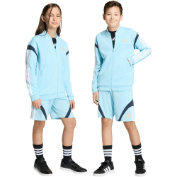 adidas House of Tiro Sweatshorts Kinder KD6022 - ice blue/white/hazy beige/night navy 128
