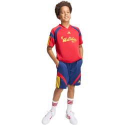 adidas House of Tiro Sweatshorts Kinder KD6021 - dark blue/crew yellow/team power red 2 128