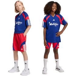 adidas House of Tiro Sweatshorts Kinder KD3447 - pure ruby/white/mystery ink 128