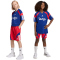 adidas House of Tiro Sweatshorts Kinder KD3447 - pure ruby/white/mystery ink 128