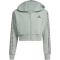 adidas Seasonals 3-Streifen Animal Print Sweatjacke Mädchen KB6986 - wonder sage/aurora onix 140