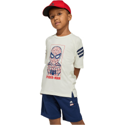 adidas x Marvel Spider-Man T-Shirt + Shorts Sport Set...