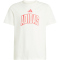 adidas Stadium Lettering T-Shirt Kinder KD3453 - off white/pure ruby 128