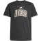 adidas Stadium Lettering T-Shirt Kinder KC4641 - black/off white 128