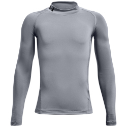 UNDER ARMOUR HeatGear Armour Mock langarm Trainingsshirt Jungen