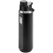 NIKE SS Recharge Chug Graphic Trinkflasche aus Edelstahl - für Kohlensäurehaltige Getränke geeignet - 709 ml 091R - black/black/white