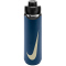 NIKE SS Recharge Chug Graphic Trinkflasche aus Edelstahl - für Kohlensäurehaltige Getränke geeignet - 709 ml 487 - blueforce/black/ltkhaki