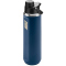 NIKE SS Recharge Chug Graphic Trinkflasche aus Edelstahl - für Kohlensäurehaltige Getränke geeignet - 709 ml 487 - blueforce/black/ltkhaki