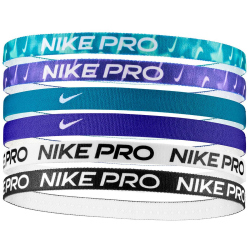6er Pack NIKE Flex Classic Printed Haarbänder 388 -...