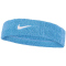 NIKE Swoosh Classic Stirnband 409 - universityblue/white