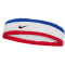 NIKE Swoosh Classic Stirnband 467 - gameroyal/universityred/black