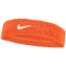 NIKE Swoosh Classic Stirnband 802 - teamorange/white