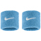 2er Pack NIKE Swoosh Classic Schweißbänder 409 - universityblue/white