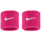 2er Pack NIKE Swoosh Classic Schweißbänder 639 - vividpink/white