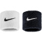 2er Pack NIKE Swoosh Classic Schweißbänder 036 - black/white/black