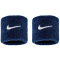 2er Pack NIKE Swoosh Classic Schweißbänder 463 - collegenavy/white