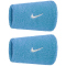 2er Pack NIKE Swoosh Classic Doublewide Schweißbänder 409 - universityblue/white