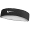 NIKE Swoosh Classic Reversible Stirnband 036 - black/white/black