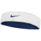 NIKE Swoosh Classic Reversible Stirnband 421 - collegenavy/white/collegenavy