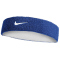 NIKE Swoosh Classic Reversible Stirnband 469 - gameroyal/white/gameroyal