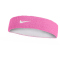 NIKE Swoosh Classic Reversible Stirnband 638 - playfulpink/white/white