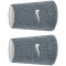 2er Pack NIKE Swoosh Classic Reversible Doublewide Schweißbänder 047 - coolgrey/white/coolgrey