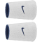 2er Pack NIKE Swoosh Classic Reversible Doublewide Schweißbänder 421 - collegenavy/white/collegenavy