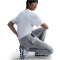 NIKE Club Fleece Jogginganzug Herren 063 - dk grey heather/lt smoke grey/white 3XL