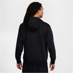 NIKE Club French Terry Jogginganzug Herren 010 - black/black/white 3XL