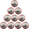 10er Ballpaket NIKE Academy Plus Fußball Trainingsball 100 - white/bright crimson/black 4